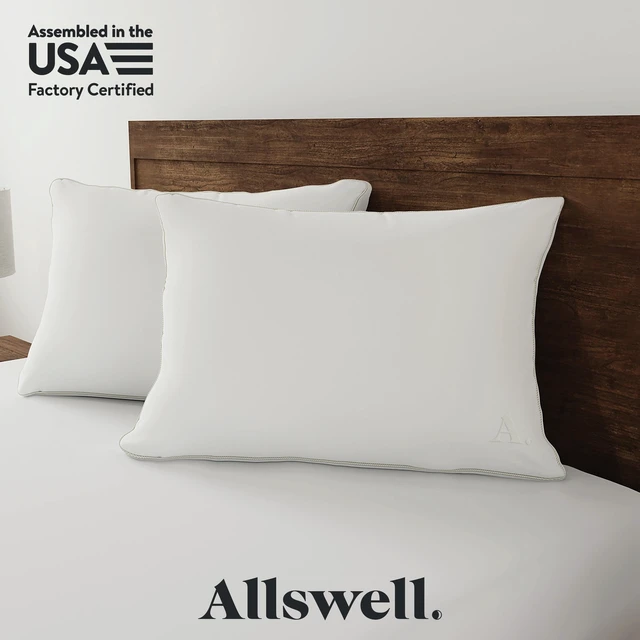 Alt view image 5 of 7 - Allswell Down Alternative Bed Pillows, Standard/Queen, Firm, All Positions