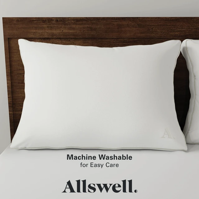 Alt view image 6 of 7 - Allswell Down Alternative Bed Pillows, Standard/Queen, Firm, All Positions