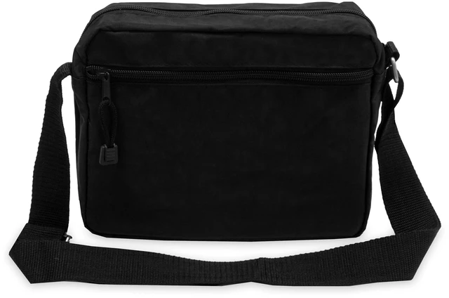 Alt view image 4 of 4 - Everest Unisex Cross Body Bag Black