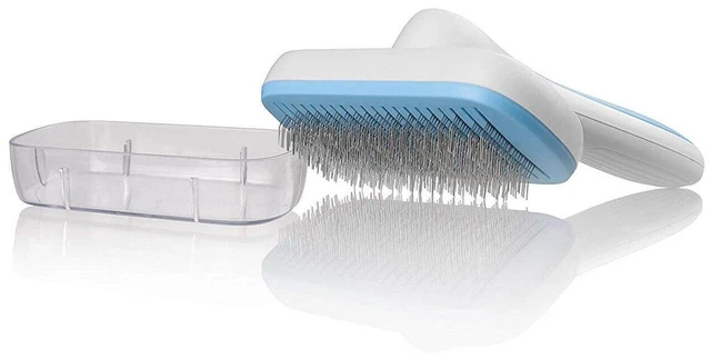 Main image of Pets First Self Cleaning Dog & Cat Slicker Brush