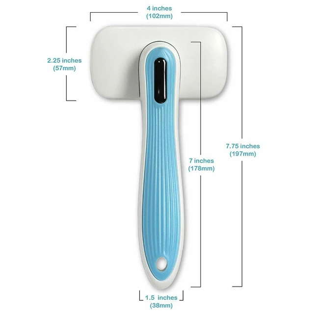 Alt view image 4 of 6 - Pets First Self Cleaning Dog & Cat Slicker Brush