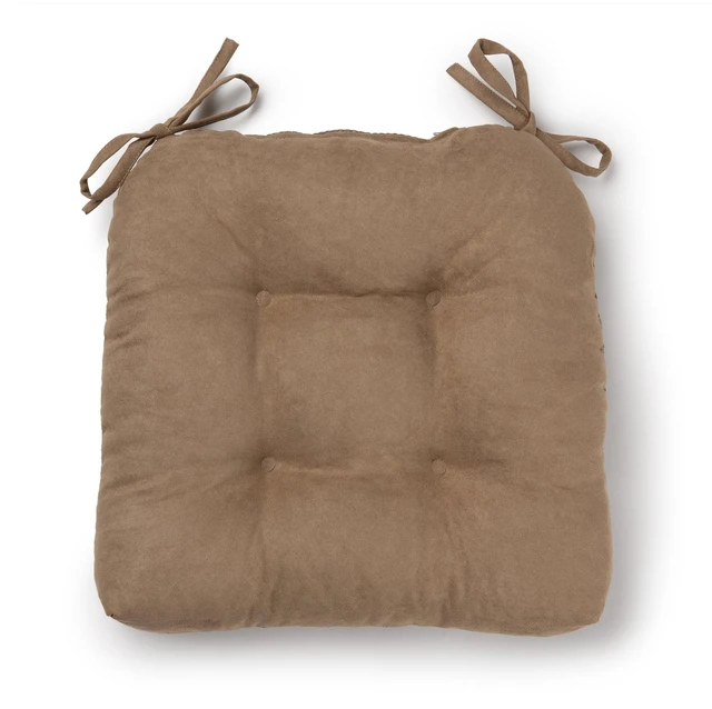 Alt view image 3 of 5 - Better Homes & Gardens Shredded Memory Foam Chair Cushion, Tan, 16" x 14.5", Single