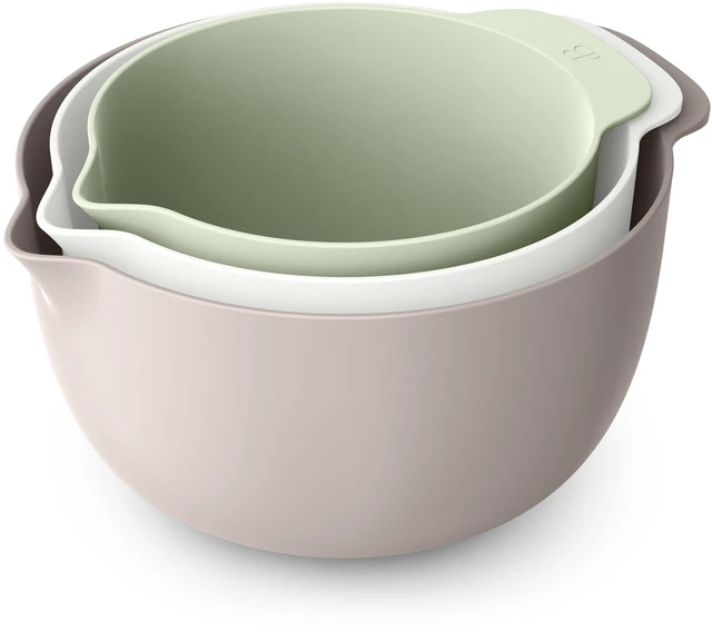 Alt view image 5 of 6 - Beautiful by Drew Barrymore 3-Piece Nesting Mixing Bowl Set, Assorted Colors
