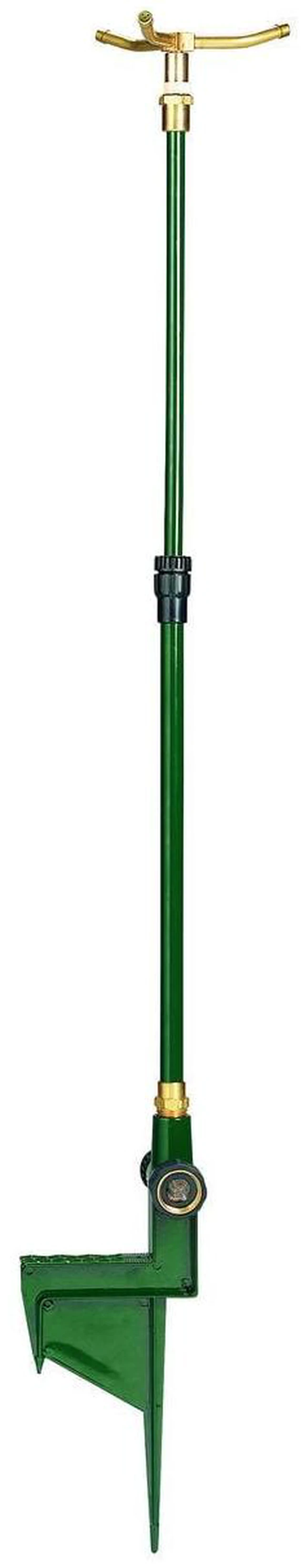 Alt view image 4 of 6 - Orbit 3-Arm Rotating Lawn Sprinkler on Adjustable Step Spike