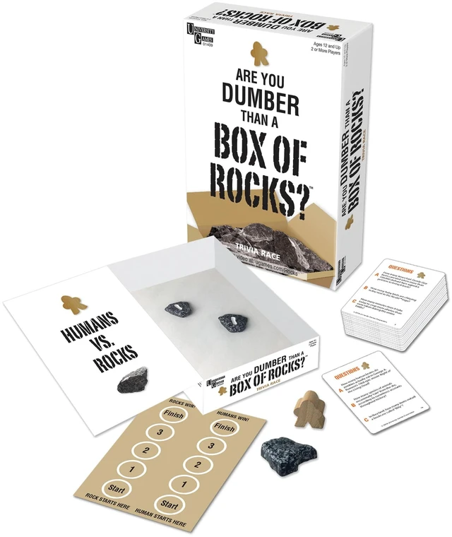 Alt view image 2 of 5 - University Games Box of Rocks Party Game, 1 or More Players, Ages 12 and Up