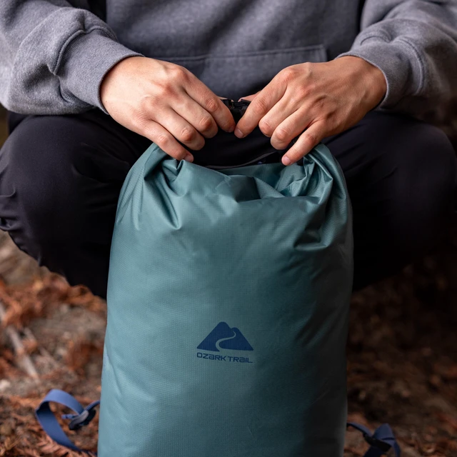 Alt view image 6 of 6 - Ozark Trail 15L Waterproof Backpack, Forest Green, Unisex Adult