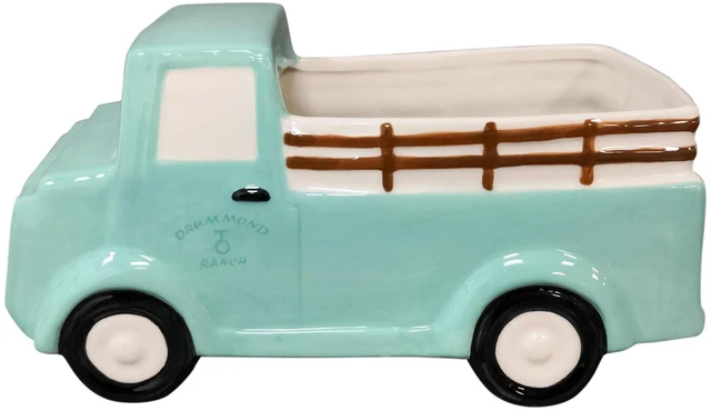 Alt view image 3 of 5 - Pioneer Woman Drummond Truck Novelty Planter, 6-Inch Opening, Stoneware