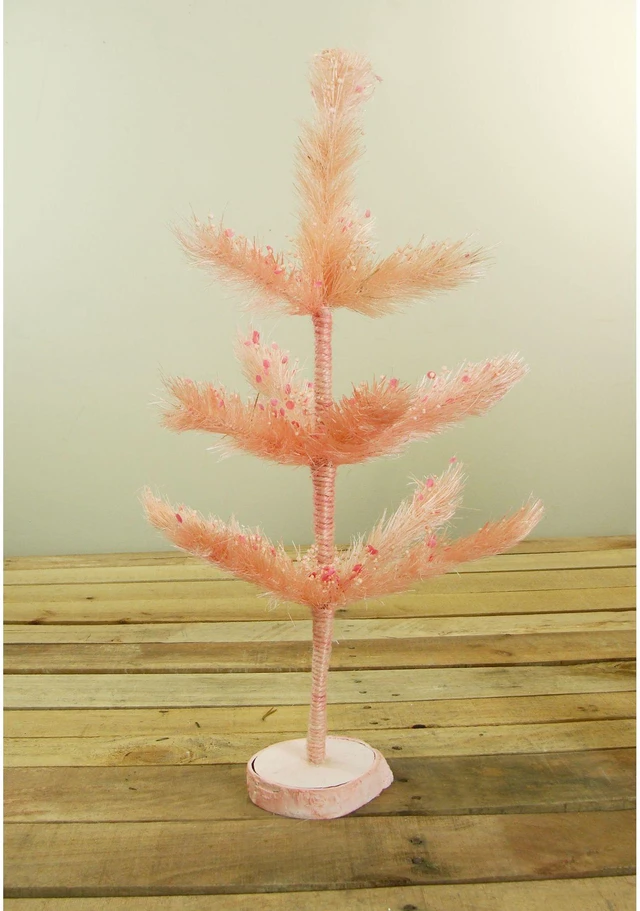 Alt view image 3 of 3 - Northlight 19" Unlit Artificial Easter Tree Pastel Pink Sisal Pine