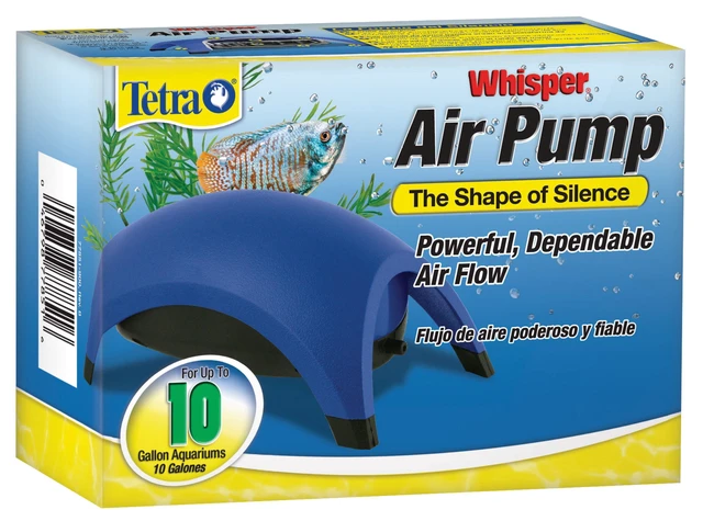 Alt view image 3 of 6 - Tetra Whisper Air Pump, 10 Gallons, 5.5 in., Non-UL Listed, Powerful Airflow