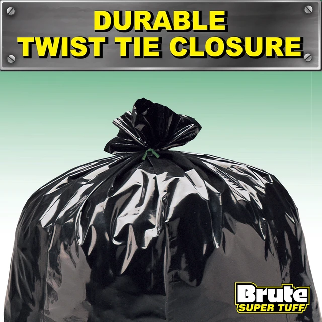 Alt view image 3 of 6 - Brute Super Tuff Contractor Trash Bags, 45-Gallon, 20 Count