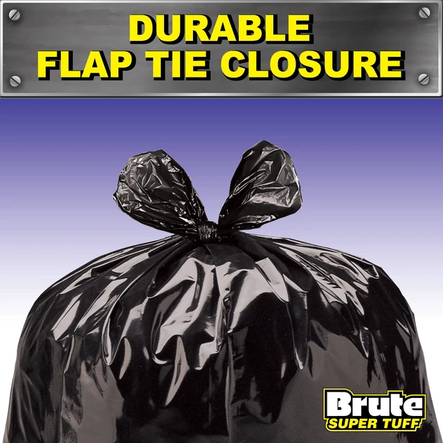 Alt view image 4 of 6 - Brute Super Tuff Contractor Bags 42 Gallon 20 Bags Flap Tie