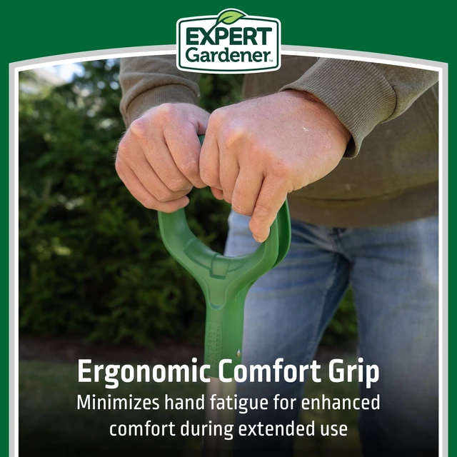 Alt view image 4 of 6 - Expert Gardener Fiberglass D-Handle Garden Spade with Ergonomic Comfort Grip