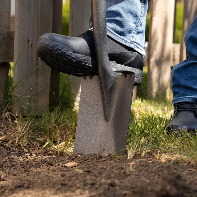 Alt view image 3 of 6 - Expert Gardener Fiberglass D-Handle Garden Spade with Ergonomic Comfort Grip