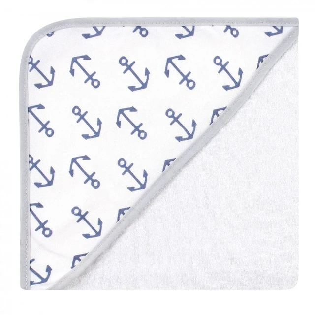 Alt view image 4 of 5 - Hudson Baby Cotton Towels, Sailor Elephant, 3 Count