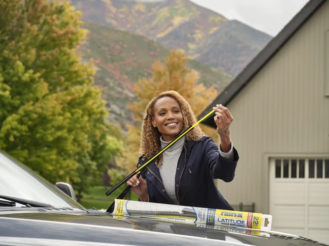 Alt view image 4 of 6 - Rain-X Latitude Water Repellency 19" 2-in-1 Windshield Wiper Blade