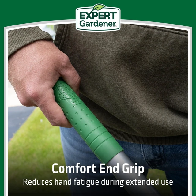 Alt view image 6 of 6 - Expert Gardener 4-Tine Cultivator, Fiberglass Long Handle, with Comfort End Grip