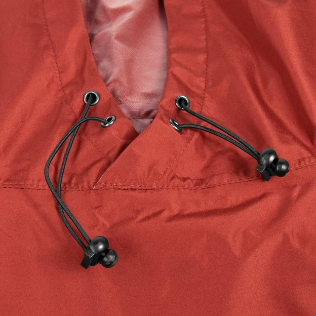 Alt view image 2 of 7 - Ozark Trail Adult Lightweight Rain Poncho, Red, One Size, 1 Count
