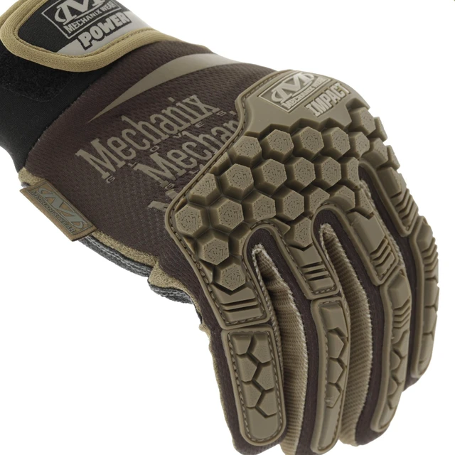 Alt view image 5 of 5 - Power Shock Impact Work Gloves