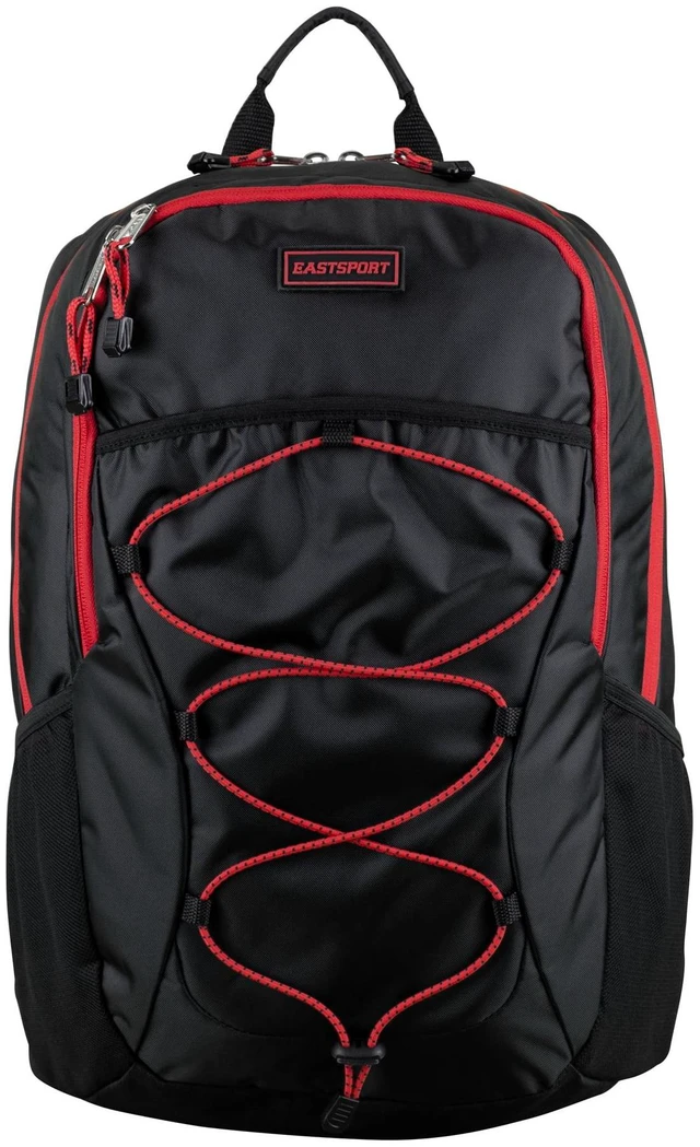 Main image of Eastsport Unisex Trailblazer Backpack, Black/Red