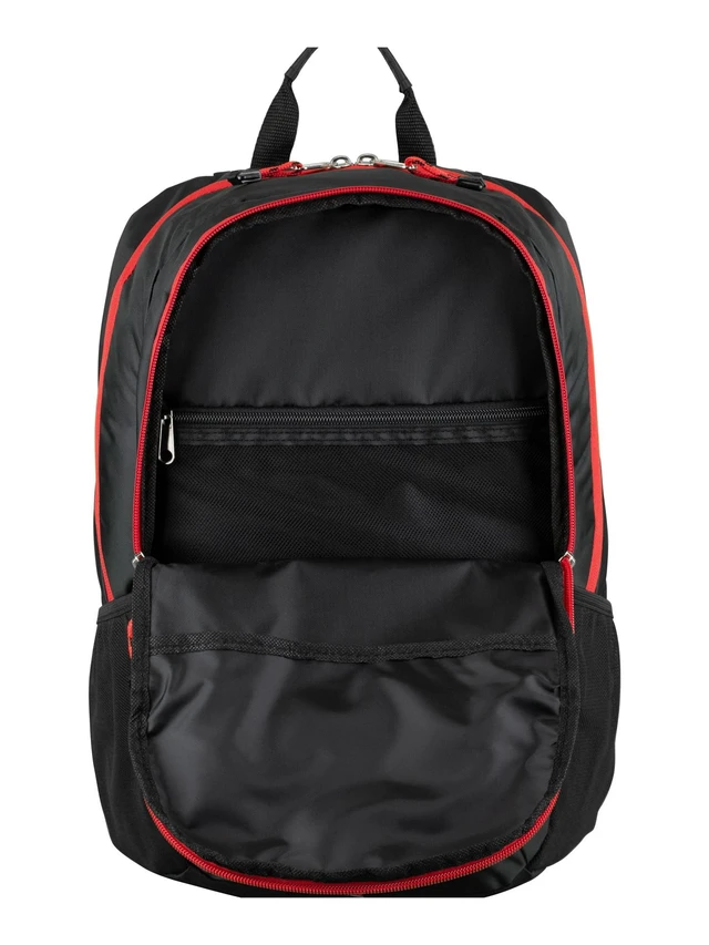 Alt view image 3 of 6 - Eastsport Unisex Trailblazer Backpack, Black/Red