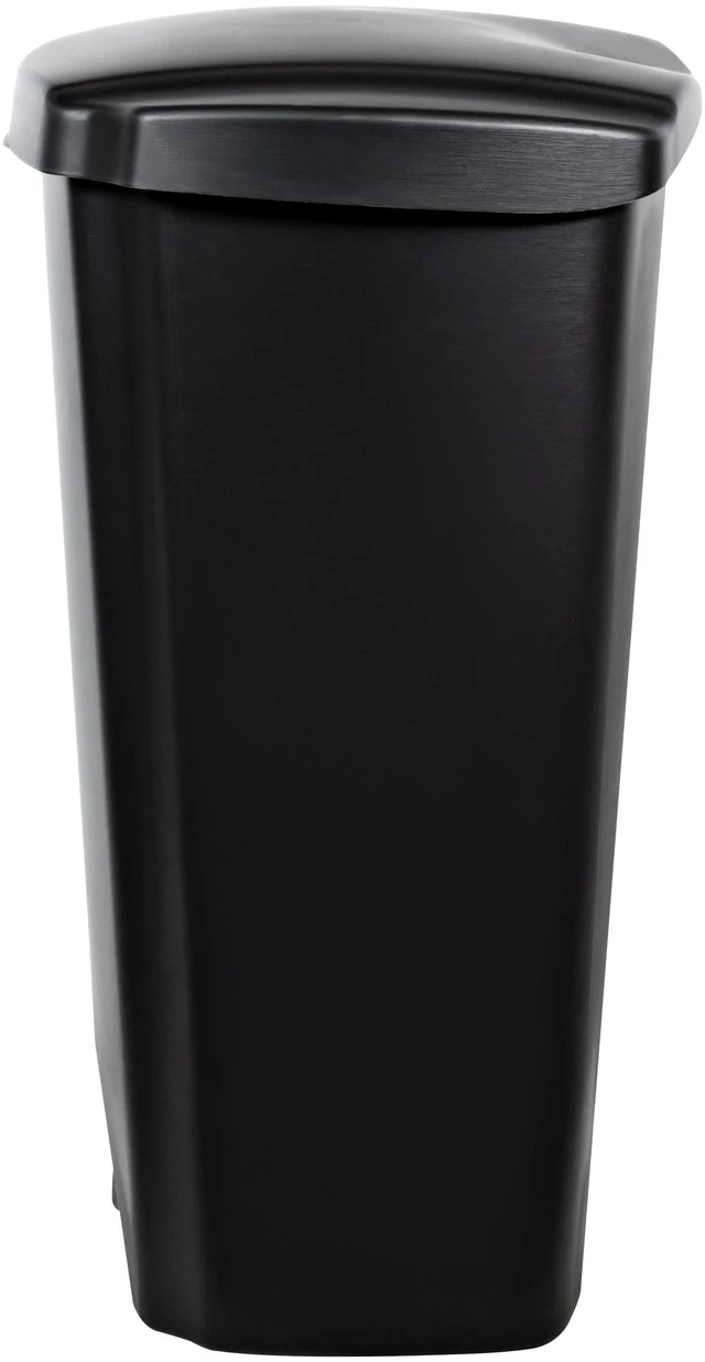 Alt view image 2 of 6 - Hefty 12.1Gallon Plastic Step Trash Can with Foot Pedal Lid, Black