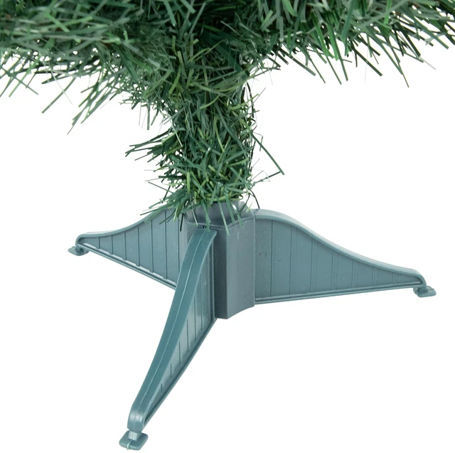 Alt view image 4 of 7 - 18" Traditional Green Pine Artificial Christmas Tree Unlit