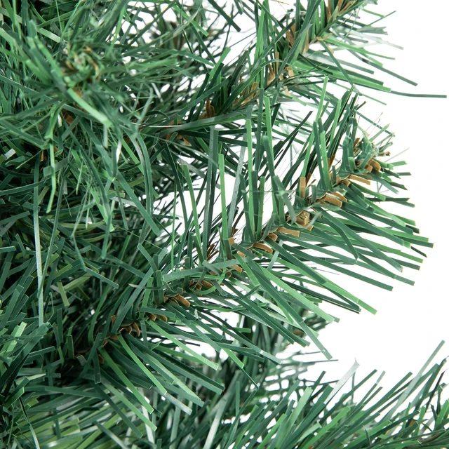 Alt view image 5 of 7 - 18" Traditional Green Pine Artificial Christmas Tree Unlit