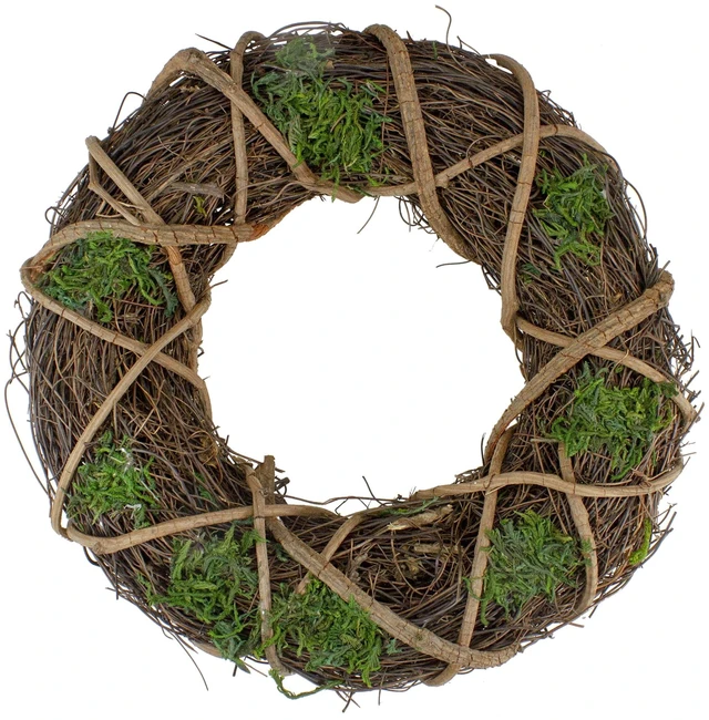 Main image of Northlight 14" Floral Foam Wreath, Brown