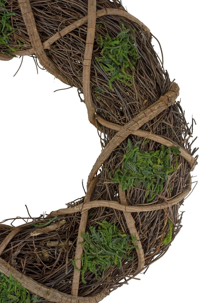 Alt view image 2 of 3 - Northlight 14" Floral Foam Wreath, Brown