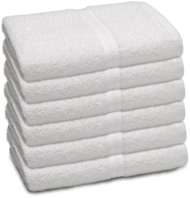 Alt view image 2 of 2 - Martex Commercial Basic Khaki 6-Pack Bath Towel Set