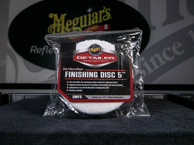 Alt view image 2 of 5 - Meguiar's DMF5 5" DA Microfiber Finishing Disc, Pack of 2 - Microfiber Pad to Polish & Wax
