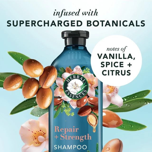 Alt view image 4 of 5 - Herbal Essences Argan Repair Shampoo and Conditioner Set, 13.5fl oz Each