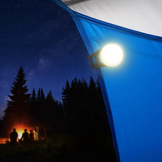 Alt view image 6 of 6 - Brightz SiteBrightz LED Tent Light, USB Rechargeable, Magnetic Clip-On