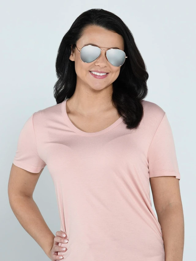 Alt view image 5 of 6 - Foster Grant Aviator Fashion Sunglasses