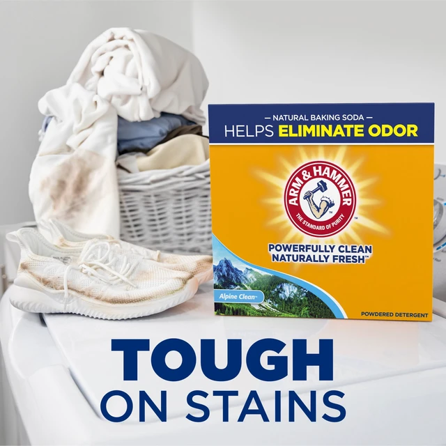 Alt view image 3 of 6 - ARM & HAMMER Powder Laundry Detergent Alpine Clean 9.56 lb 155 Loads