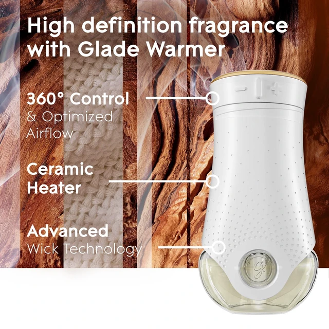 Alt view image 3 of 5 - Glade PlugIns Air Freshener Refills, Cashmere Woods, 0.67 oz, 7 Refills, Infused with Essential Oils