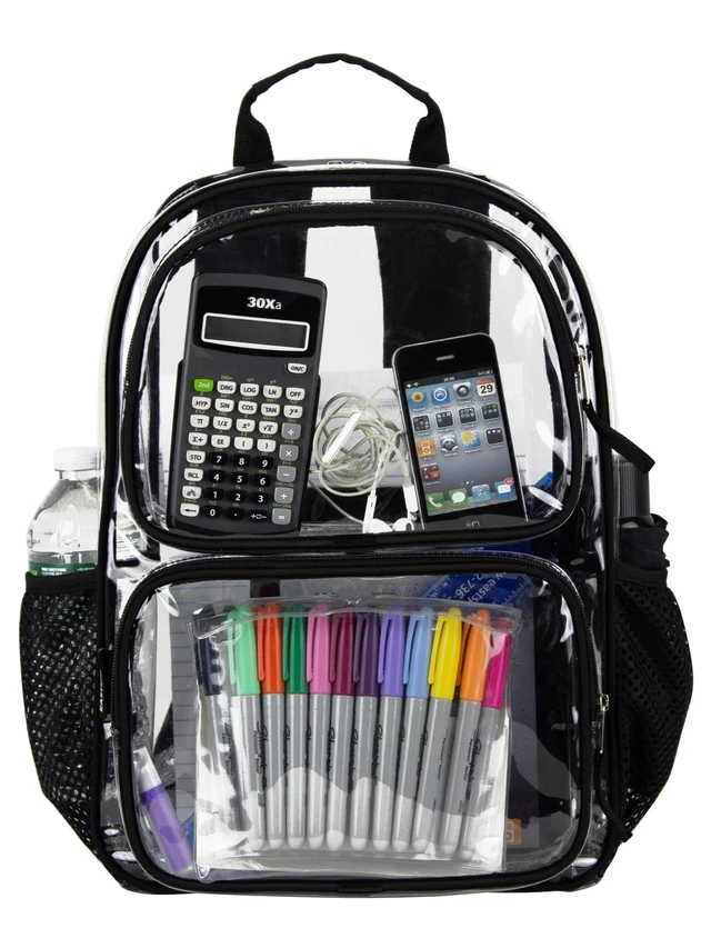 Alt view image 3 of 6 - Eastsport Day Tripper Clear Backpack