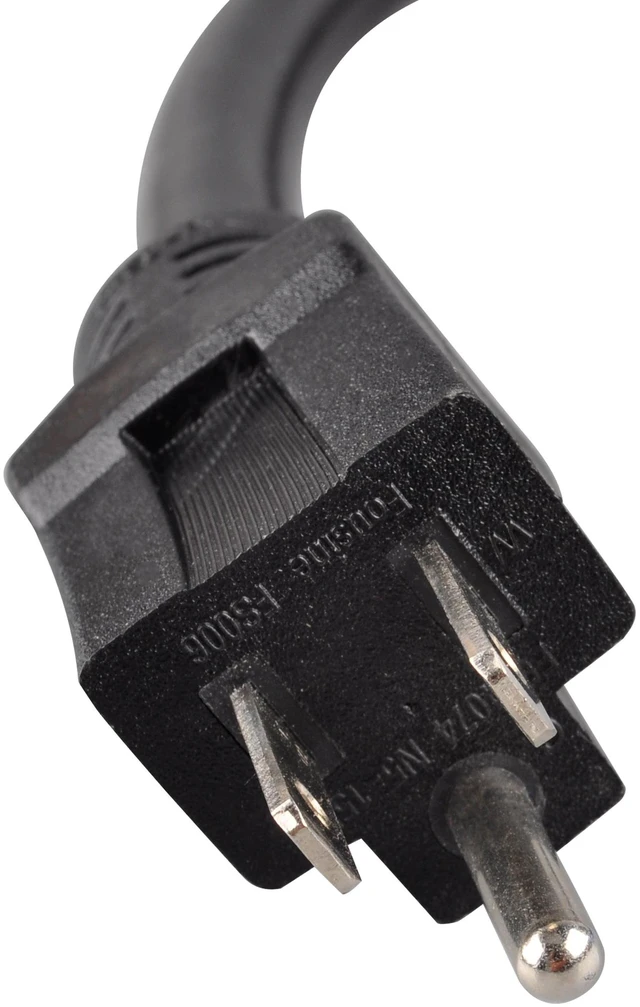 Alt view image 5 of 6 - Auto Drive 14/3 STW 15-30Amp Universal RV Adapter Extension Cord with Lighted End, 1.5ft, Black