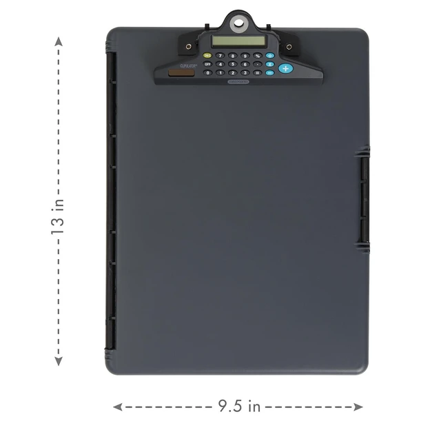 Alt view image 2 of 5 - Pen + Gear Storage Clipboard with Calculator