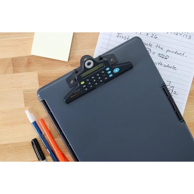 Alt view image 4 of 5 - Pen + Gear Storage Clipboard with Calculator