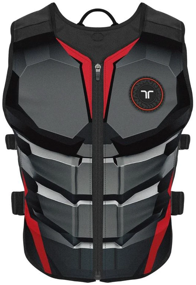 Main image of bHaptics TactSuit Air_Haptic Vest for PC and VR Gaming - 16 Feedback Points, Bluetooth, Native Game Support - Onyx
