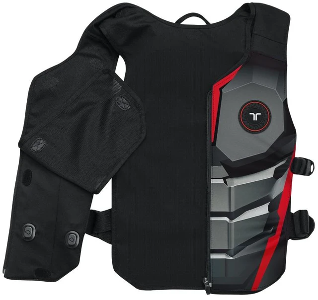 Alt view image 2 of 5 - bHaptics TactSuit Air_Haptic Vest for PC and VR Gaming - 16 Feedback Points, Bluetooth, Native Game Support - Onyx