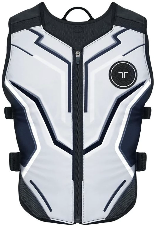 Main image of bHaptics TactSuit Air_Haptic Vest for PC and VR Gaming - 16 Feedback Points, Bluetooth, Native Game Support - Ash