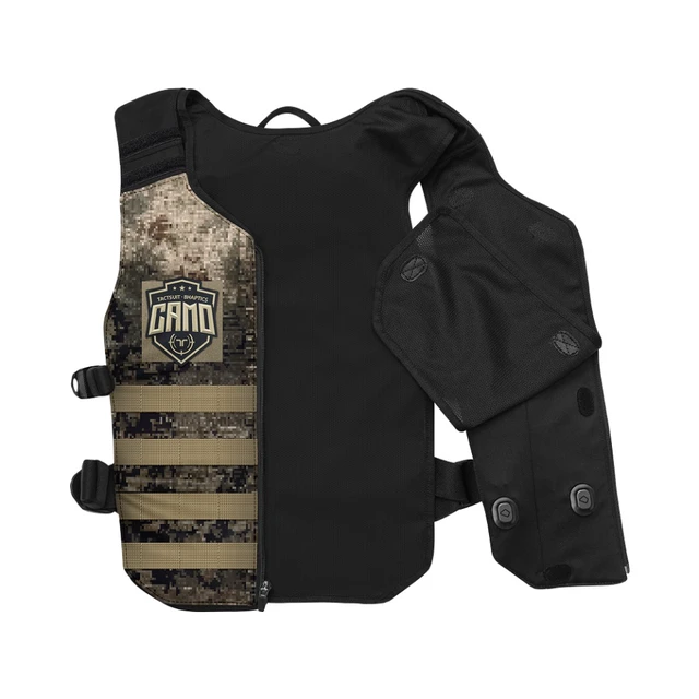 Alt view image 2 of 4 - bHaptics TactSuit Air_Haptic Vest for PC and VR Gaming - 16 Feedback Points, Bluetooth, Native Game Support - Camo