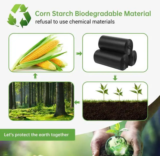 Alt view image 2 of 7 - Portable Toilet Replacement Bags, 25 Count 8 Gallon 1.5 Mil Super Thickened Compostable Trash Bags, 30 Liter Camping Toilet Bags for Travel Outdoors, Boating, Emergency Toilet Bag for Car