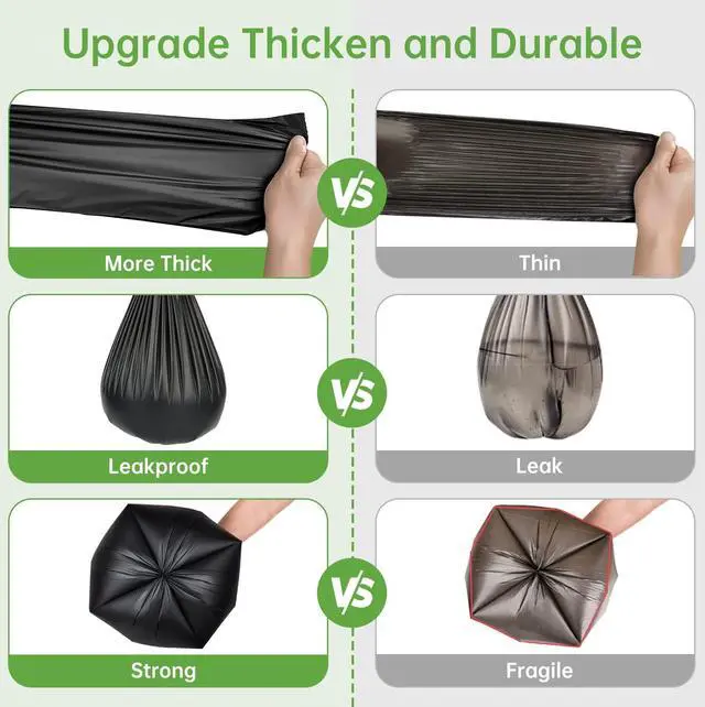 Alt view image 4 of 7 - Portable Toilet Replacement Bags, 25 Count 8 Gallon 1.5 Mil Super Thickened Compostable Trash Bags, 30 Liter Camping Toilet Bags for Travel Outdoors, Boating, Emergency Toilet Bag for Car