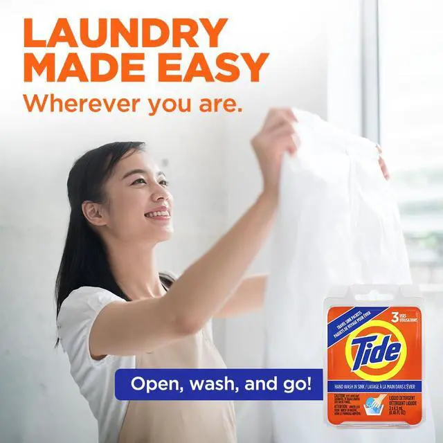 Alt view image 6 of 7 - Sink Pack Liquid Laundry Detergent, 0.51 oz, Pack of 12