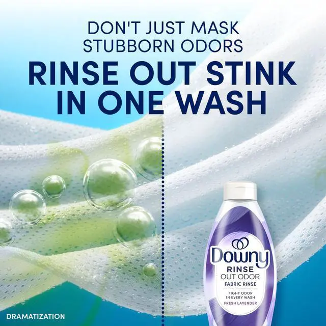 Alt view image 2 of 7 - RINSE & REFRESH Laundry Odor Remover and Fabric Softener, Fresh Lavender, 48 fl oz, Safe on ALL Fabrics, Gentle on Skin, HE Compatible
