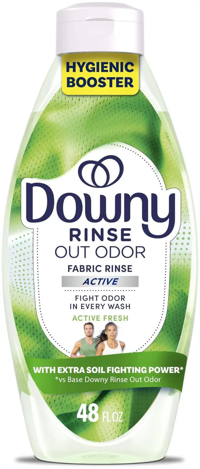 Main image of Laundry Odor Remover and Fabric Softener for Activewear, Active Fresh Scent, 48 oz