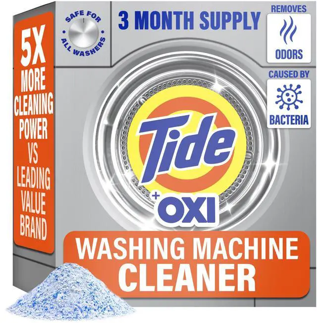 Main image of Washer Machine Cleaner with Oxi for Front and Top Loader Washer Machines, Deep Cleaning Odor Eliminator, 3 Month Supply